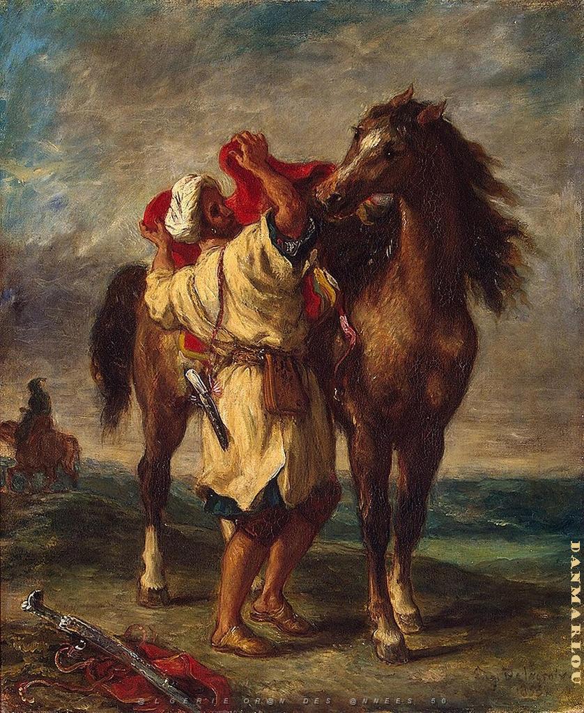 EUGENE DELACROIX-1855 CAVALIER SELLANT SON CHEVAL.jpg